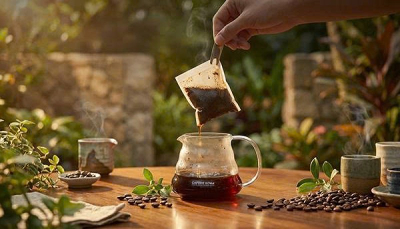 Gia công  cà phê túi lọc